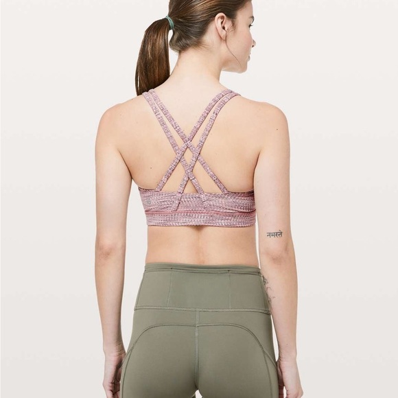 Lululemon Energy Bra
Arrow Jacquard Antique Bark Copper Coil Sz 8 - Picture 3 of 7
